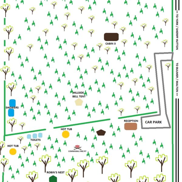 Odin's Glamps Map - May 23 Odin's Glamps Map - May 23